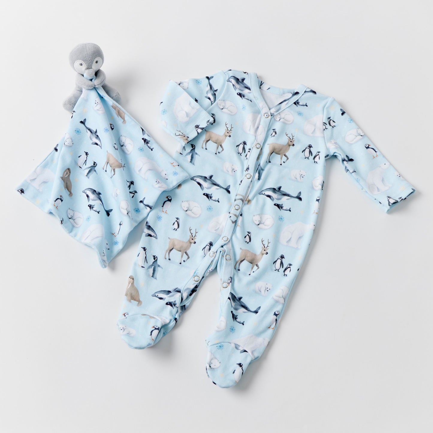 Jiggle & Giggle Aurora Romper and Comforter Set