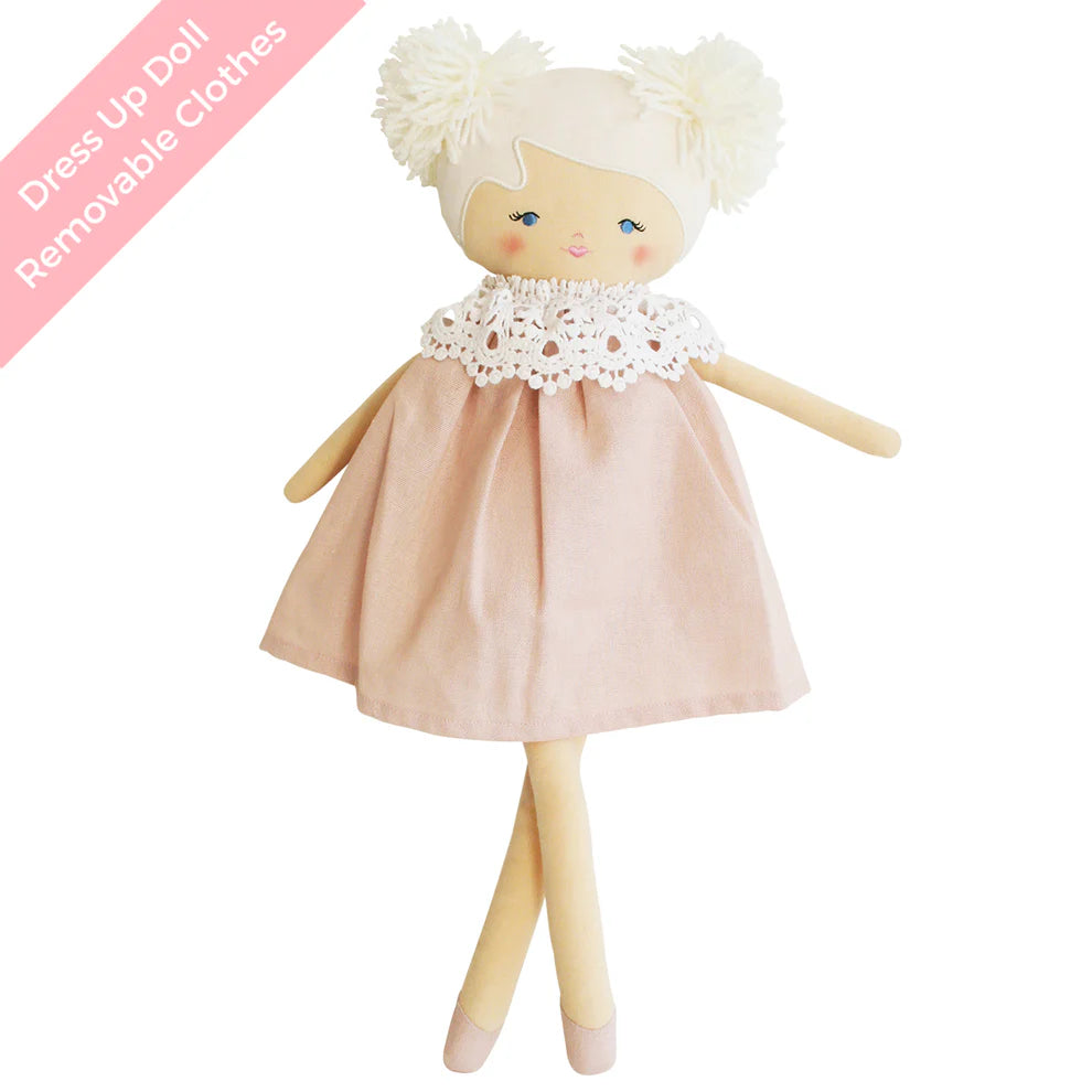 Beautiful Aggie Doll - Pale Pink 45cm