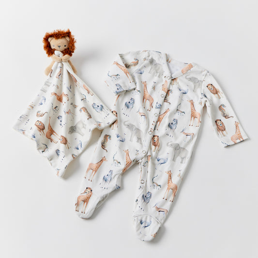 Cute Romper and Comforter Gift Set -  Zambezi Design.