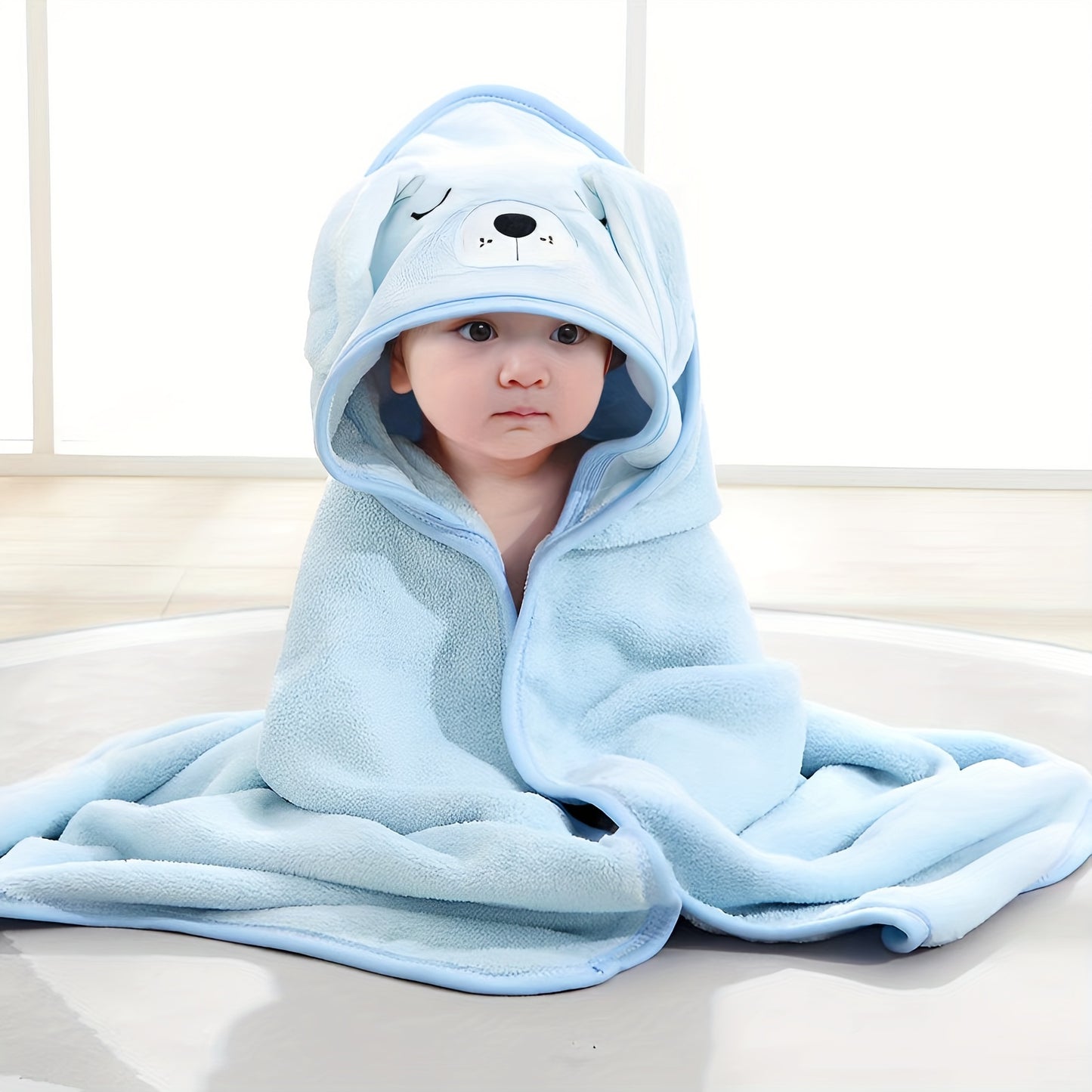 Lovely and Soft Absorbent Cartoon Animal Infant Bath Towel