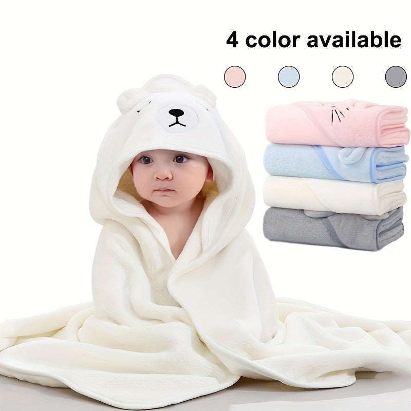 Lovely and Soft Absorbent Cartoon Animal Infant Bath Towel